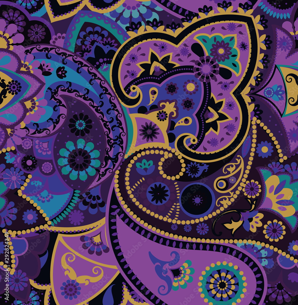 Fototapeta premium Seamless geometric pattern in oriental style.