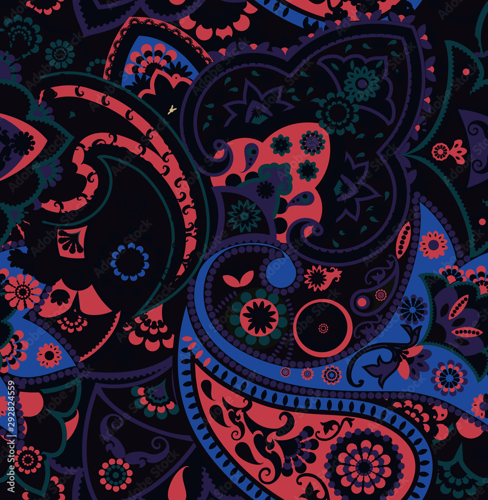 Fototapeta premium Seamless geometric pattern in oriental style.