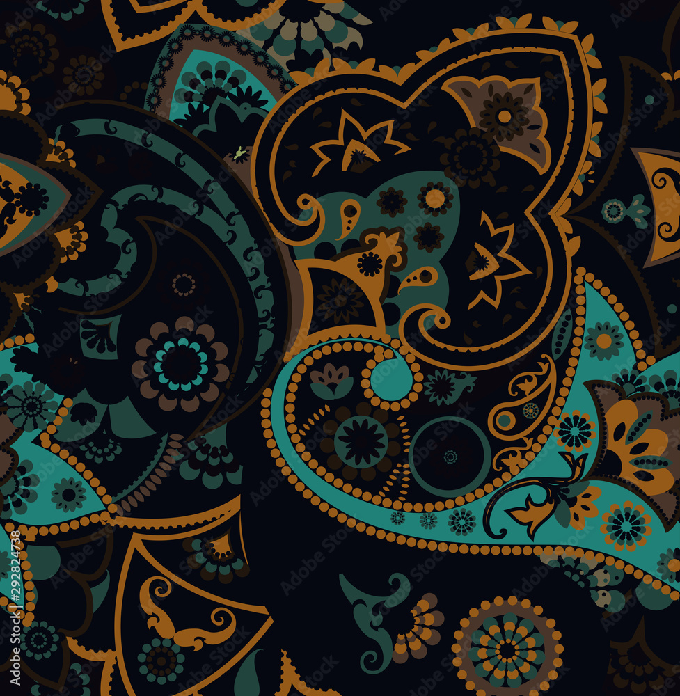 Seamless geometric pattern in oriental style.