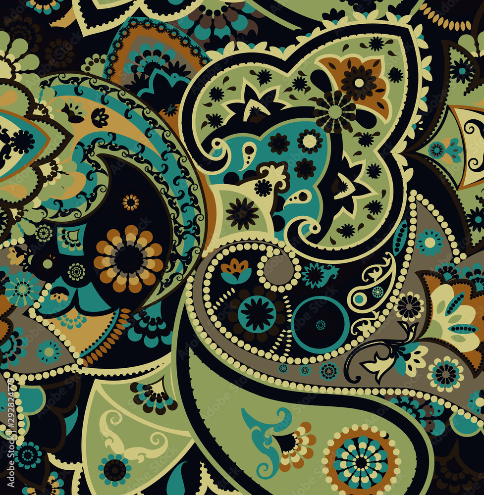Fototapeta premium Seamless geometric pattern in oriental style.