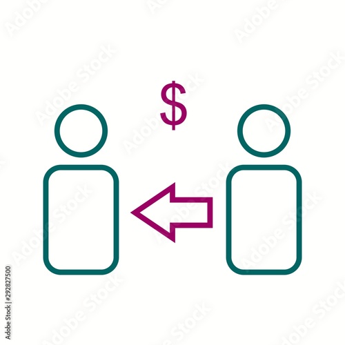 Beautiful Market Affiliate vector line icon