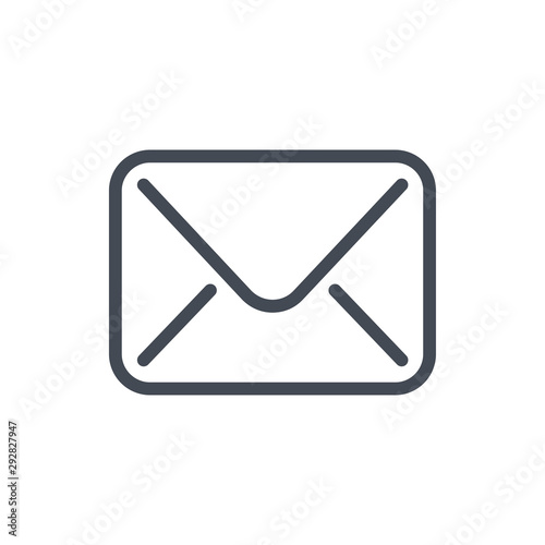 Mail line icon. Email vector outline sign.