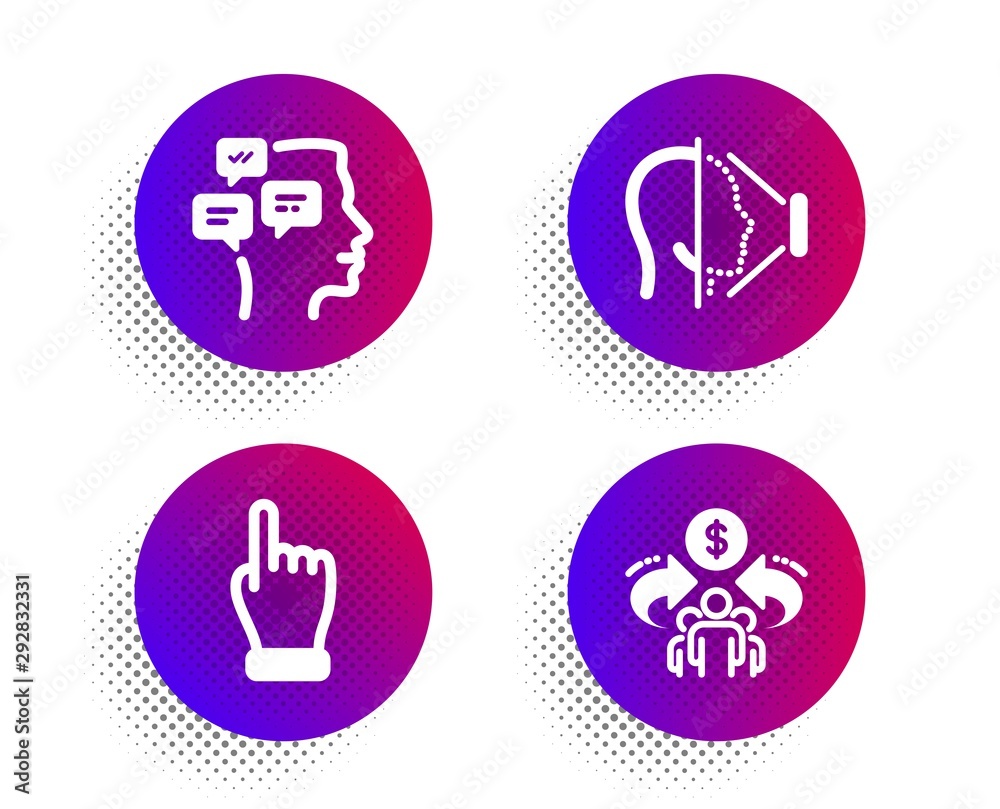 Messages, Face id and Click hand icons simple set. Halftone dots button. Sharing economy sign. Notifications, Phone scanning, Direction finger. Share. People set. Classic flat messages icon. Vector Messages, Face id and Click hand icons simple set. Halftone dots button. Sharing economy sign. Notifications, Phone scanning, Direction finger. Share. People set. Classic flat messages icon. Vector