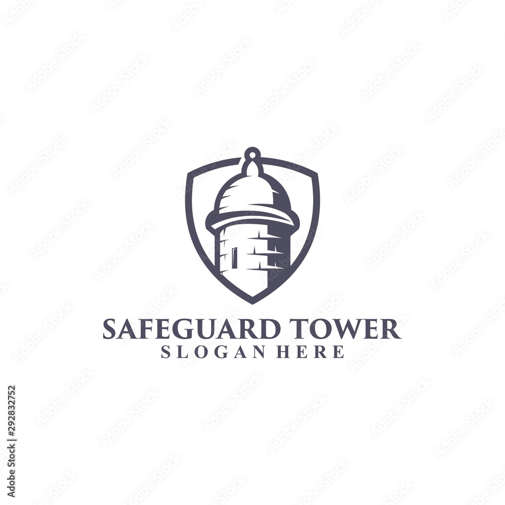Obraz premium Safeguard tower logo