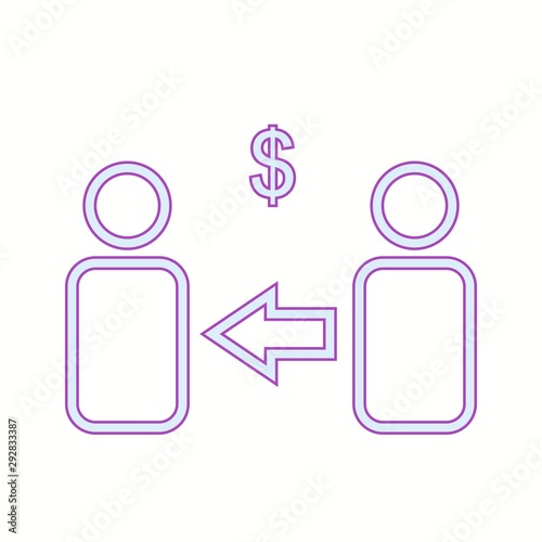 Beautiful Market Affiliate vector line icon
