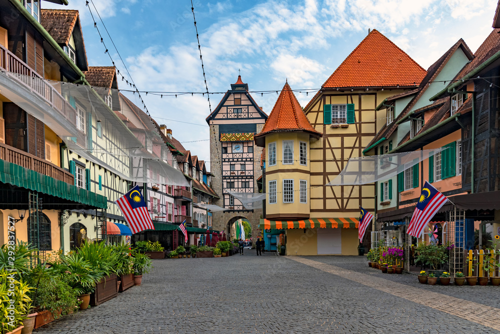 Day Time View at Colmar Tropicale in Berjaya Hills, Bukit Tinggi Pahang Day Time View at Colmar Tropicale in Berjaya Hills, Bukit Tinggi Pahang