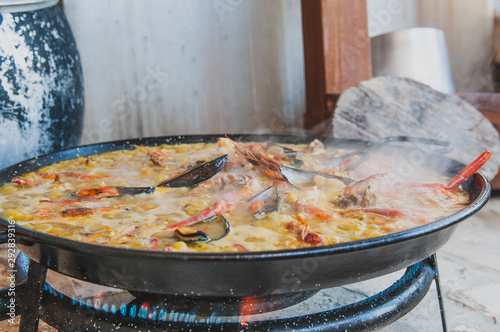 traditional paella from ibiza 