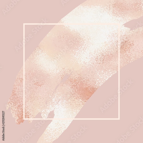 Vector elegant background with rose gold for sales