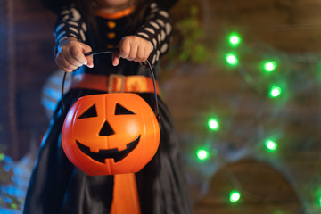 Girl in halloween