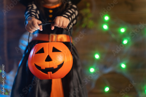 Girl in halloween