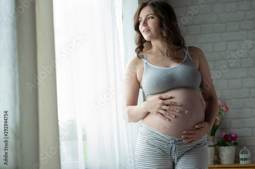  pregnant woman at home