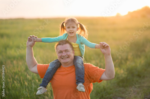 Dad and daughter