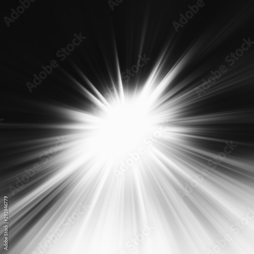 Shiny radial burst with linear particles. absrtact illustration. Background with dispersion of light. Shiny light rays.