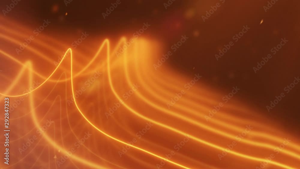 Linien mit Partikeln