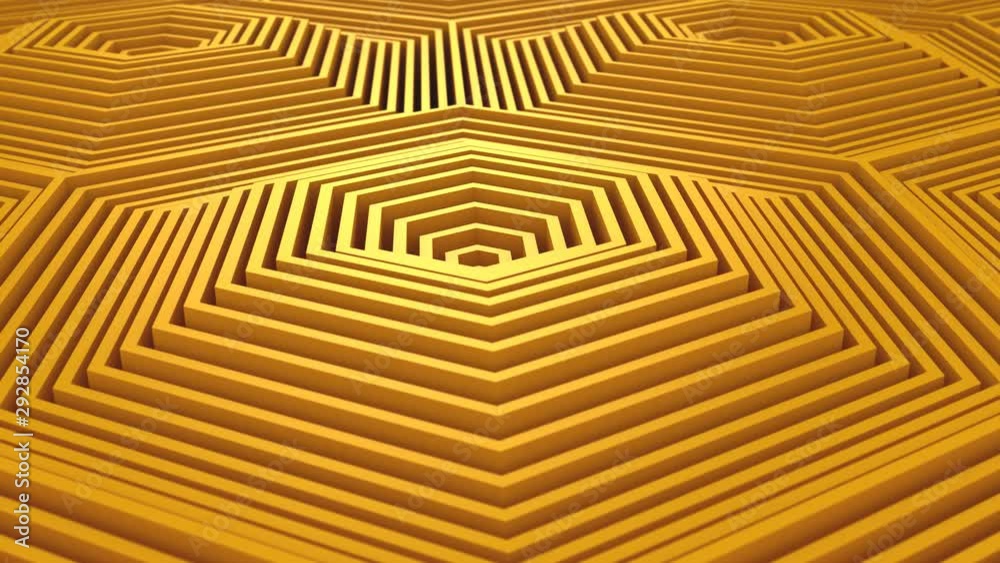 Hexagons Formed A Wave Hexagons Formed A Wave