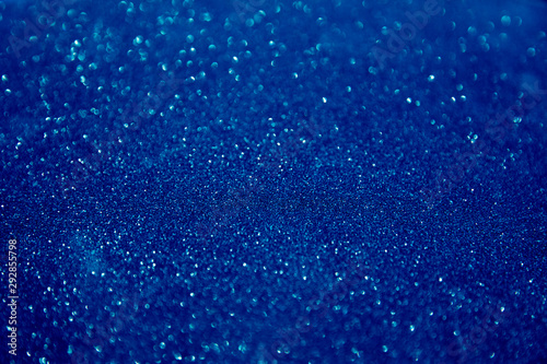 Foto blue glittering christmas lights