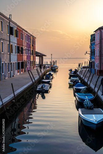 Burano at dusk / Tramonto a Burano