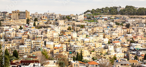 Panorama of Jerusalem old city. Israel © Subodh