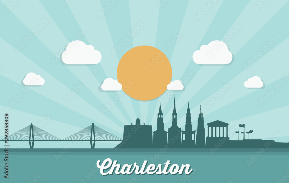 Charleston skyline - United States of America - USA - South Carolina