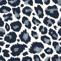 Acrylglasbilder Tierfellmuster Schneeleopard Muster Trendy Animal Print  © Ketmut