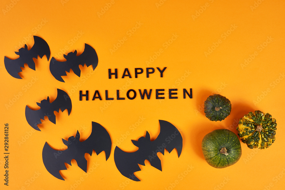 Spooky halloween background with wishes