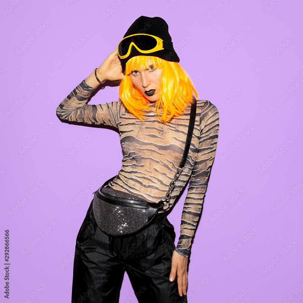 Fashion hipster Model. Clubbing Sexy swag outfit. Party vibes Fashion hipster Model. Clubbing Sexy swag outfit. Party vibes