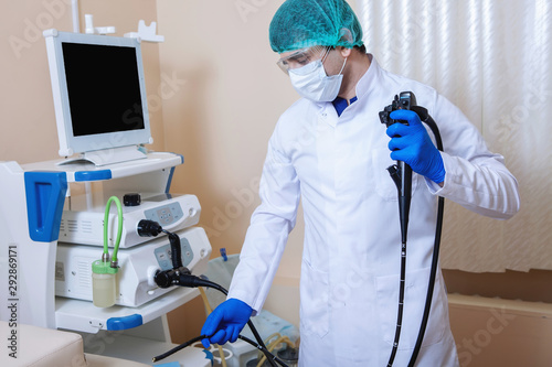 Naklejka Gastroscopy, endoscopy.