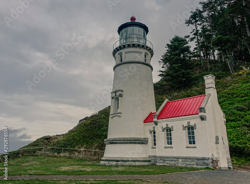 Historic lighthouse on Oregon