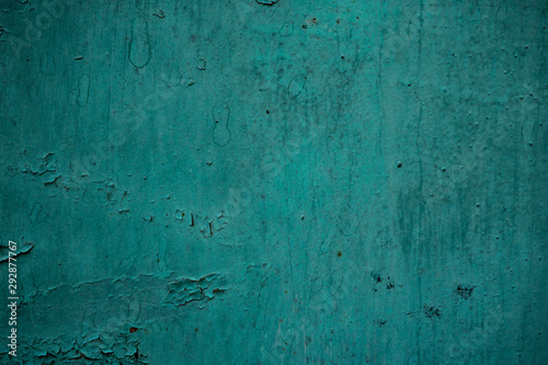 Texture of an old cracked paint coated surface. Background image of a painted metal surface