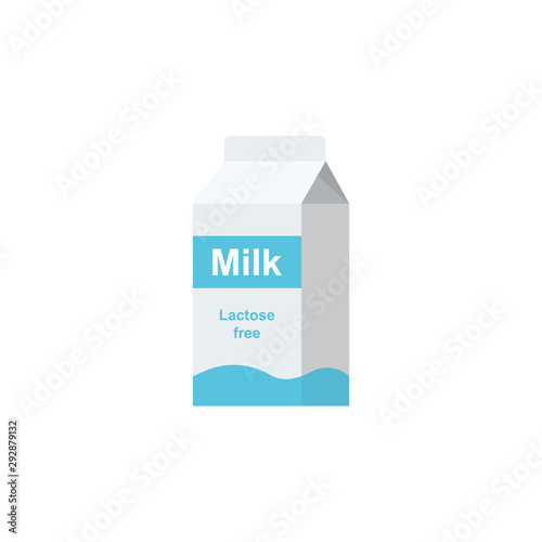 Milk lactose free flat style