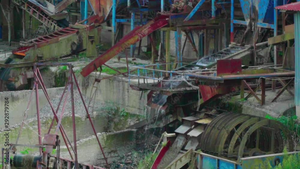 waste getting dumped from the cement factory waste getting dumped from the cement factory