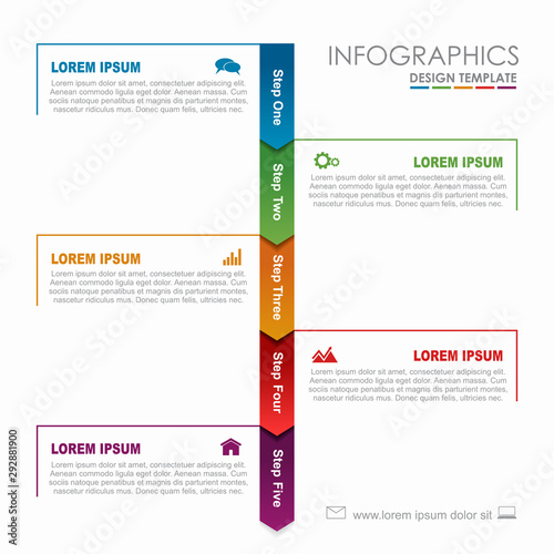Infographic design template with place for your data. Vector illustration.
