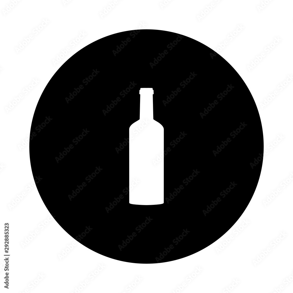 Flasche und Kreis Flasche und Kreis