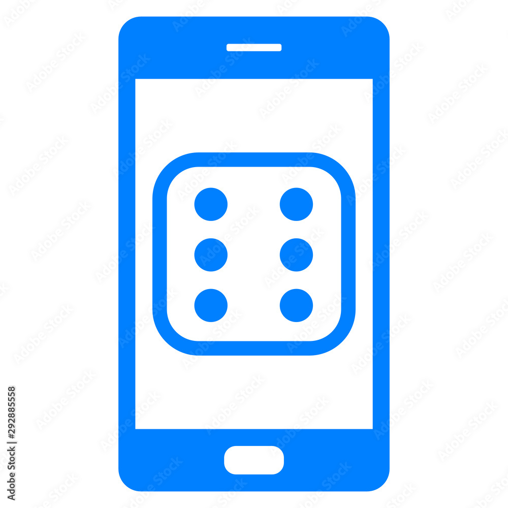 Würfel und Smartphone Würfel und Smartphone