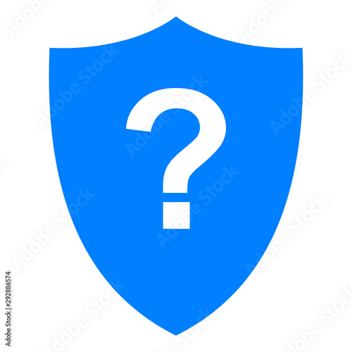 Fragezeichen und Schild