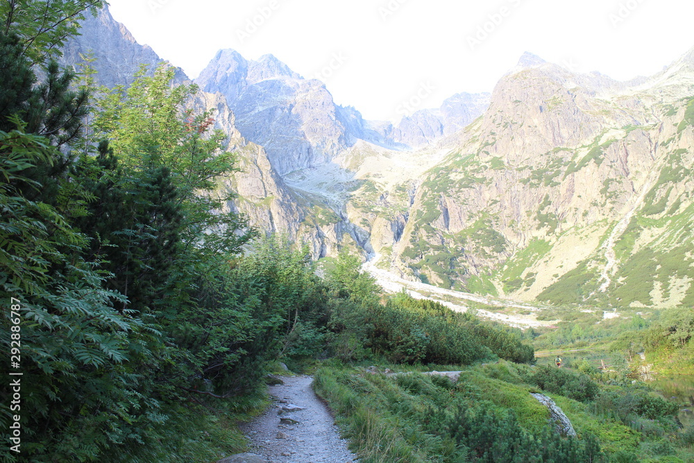 Zelene pleso valley in High Tatras, Slovakia