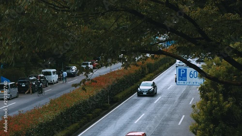 道路のタイムラプス