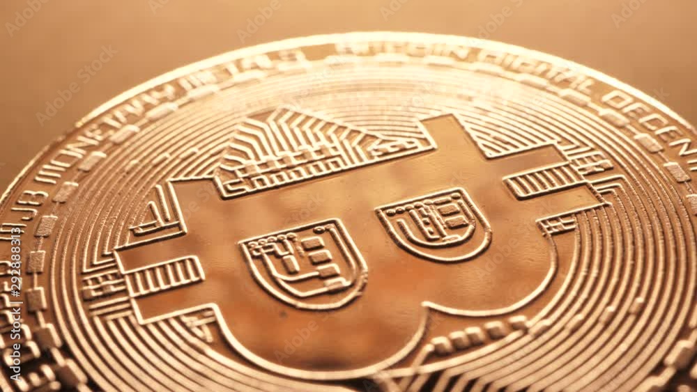 Close up of a crypto currency dash coin 