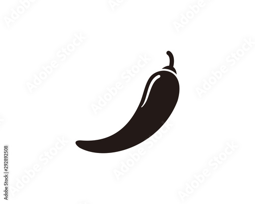 Chili icon symbol vector photo