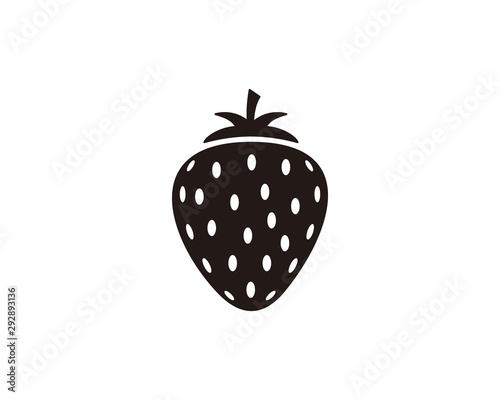 Strawberry icon symbol vector
