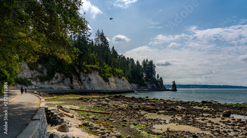 Stanley Park seawall, Vancouver, Canada photo