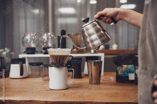 Pour over coffee photo