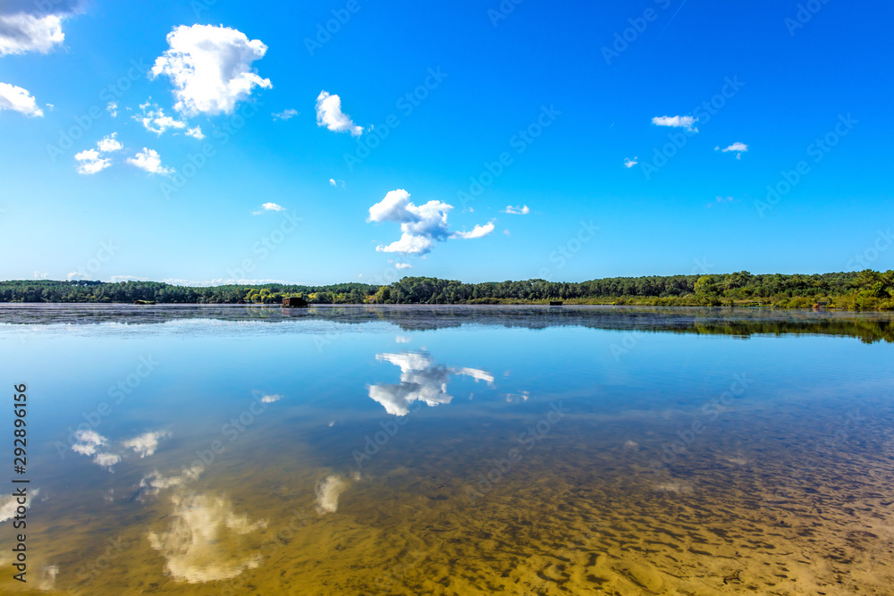 Hardy Pond, Seignosse, Landes, France Hardy Pond, Seignosse, Landes, France