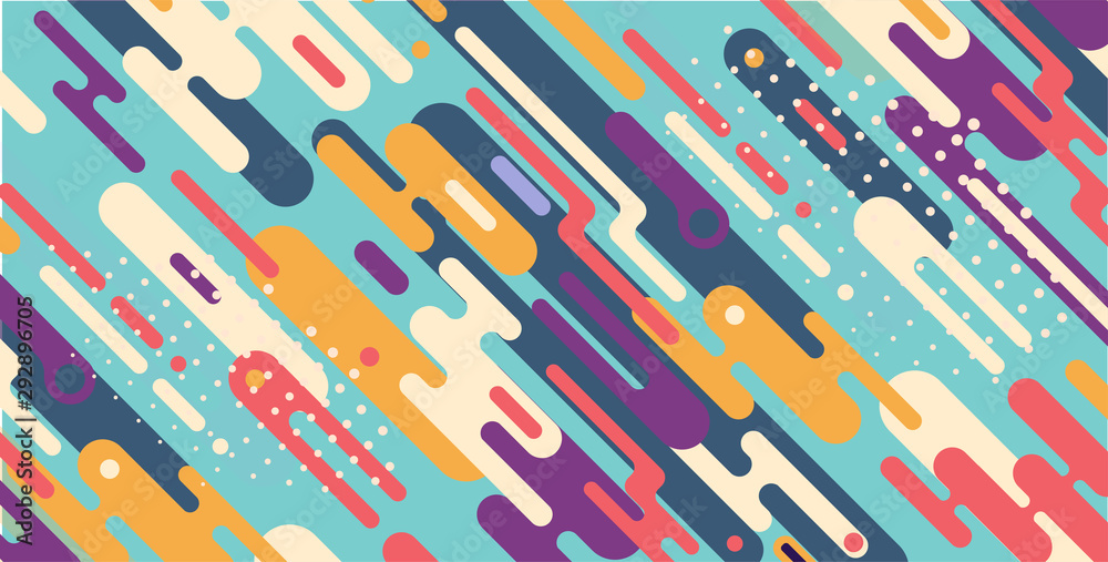 Abstract background with colorful rounded shapes Abstract background with colorful rounded shapes