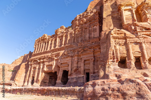 Palace Tomb. Petra, Jordan. Petra is the main attraction of Jordan. Petra is included in the UNESCO heritage list.