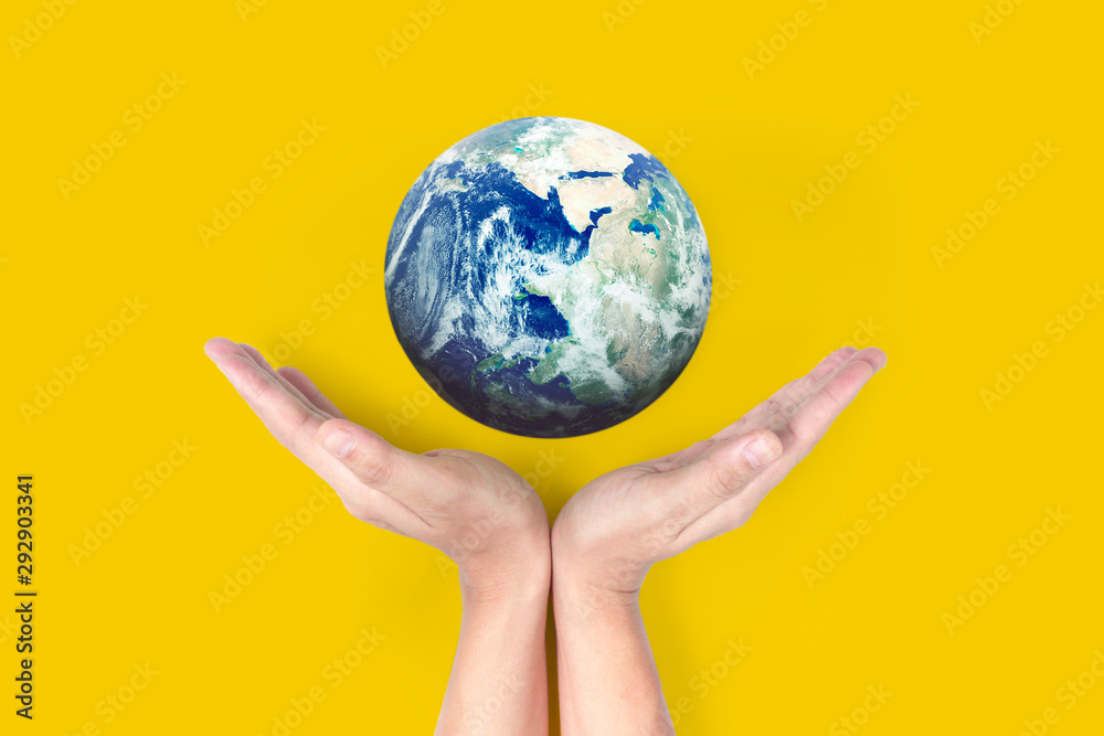 Globe ,earth in hand, holding our planet glowing. Earth image provided by Nasa Globe ,earth in hand, holding our planet glowing. Earth image provided by Nasa