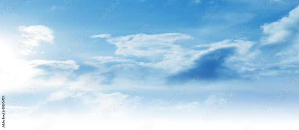 Empty white cloud on blue sky Empty white cloud on blue sky