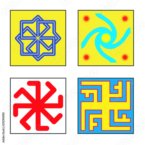 swastika pattern collection 1