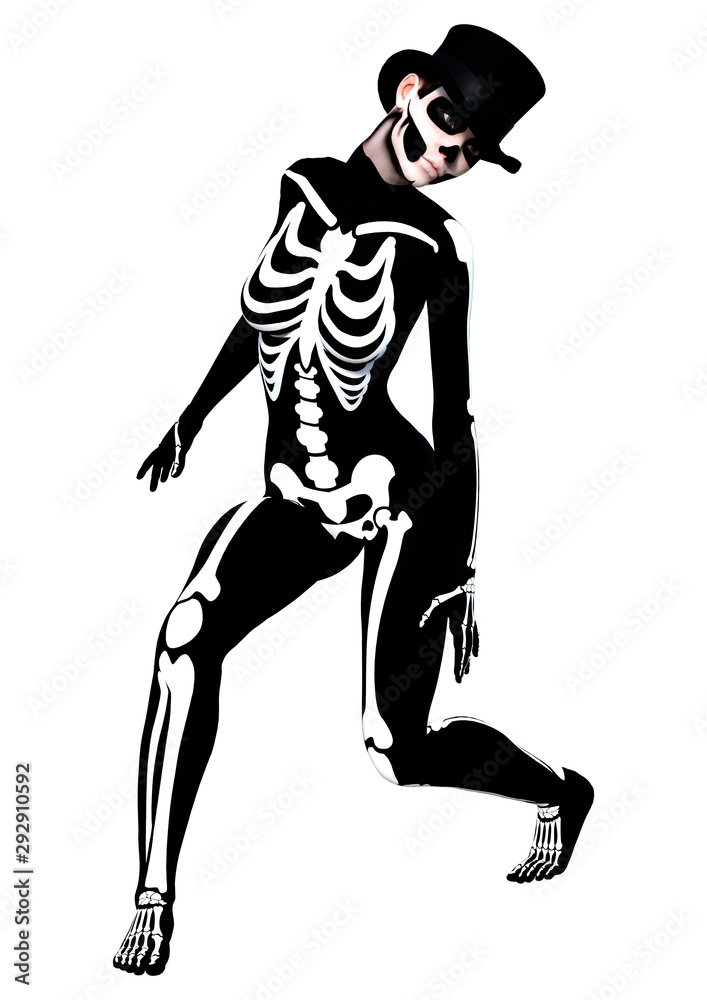 Fototapeta premium 3D Rendering Halloween Party