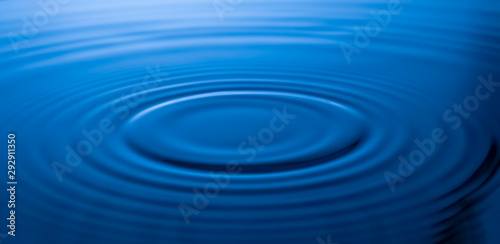 Water surface with waves Caused by the impact of water droplets. The rings of water background. blurred,soft focus,motionblur